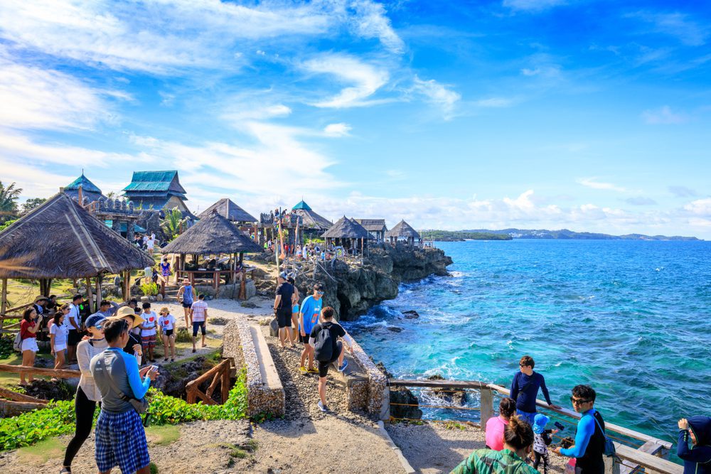 Tourist in Boracay Philipines