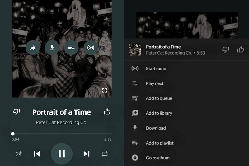 Fitur YouTube Music