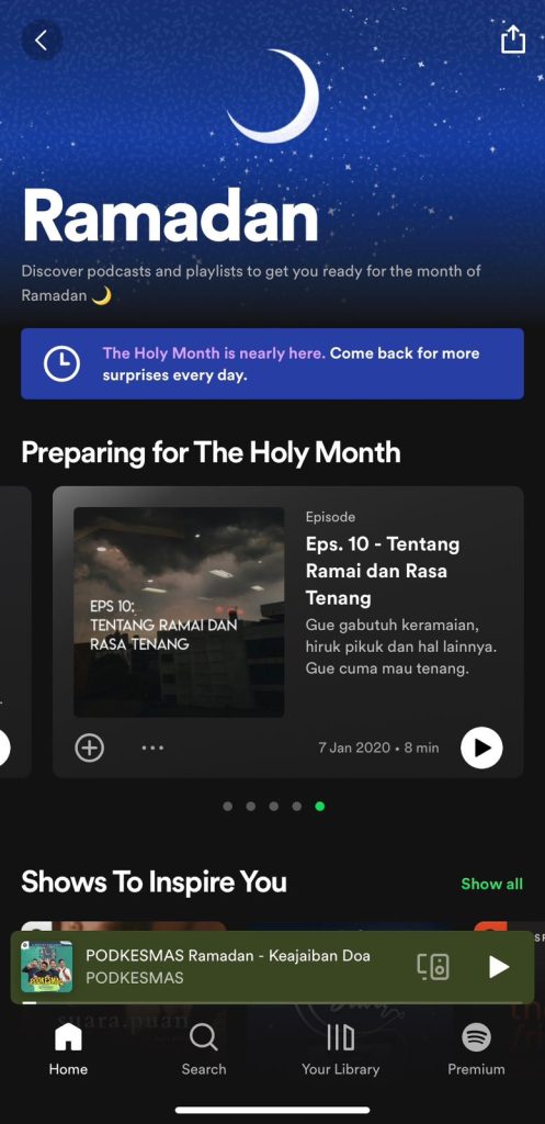 Ramadan Hub Spotify