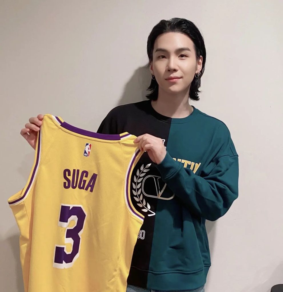 SUGA BTS Jadi Ambassador NBA
